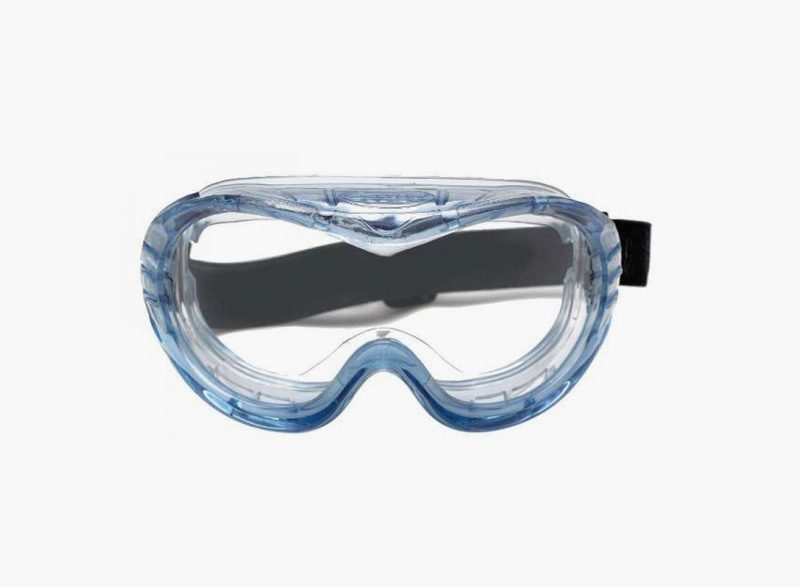Protective mask and gloves